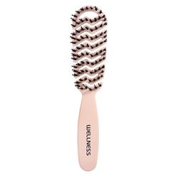 WELLNESS PREMIUM PRODUCTS flat pink hair brush - small